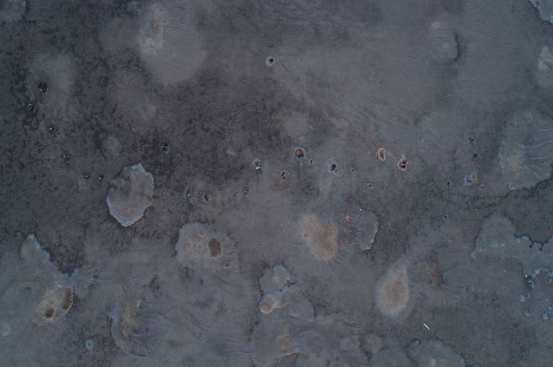 Greyscale wargaming mat