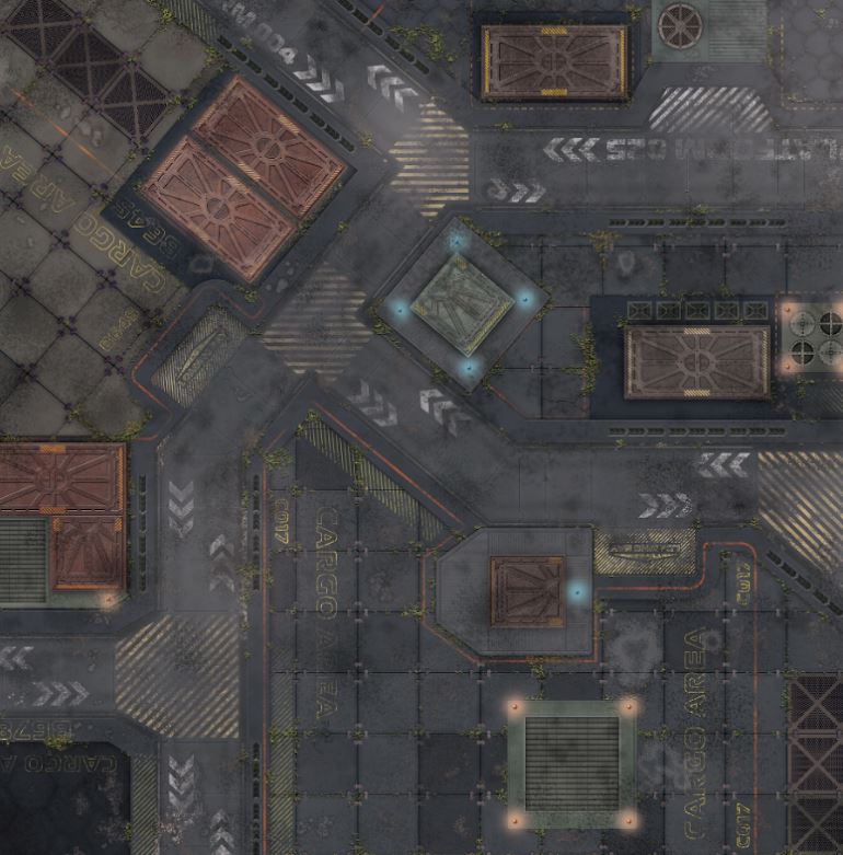 Infinity wargaming mat