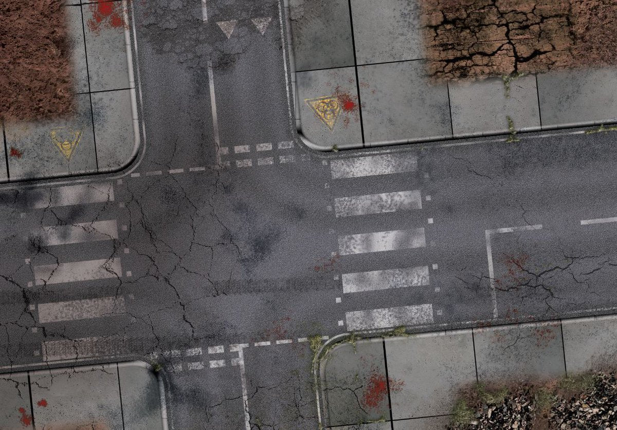 ZOMBIE! wargaming mat