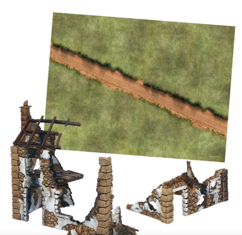 Bolt Action Starter Set + 4x4ft Grass Gaming Cloth – Battle Ready!